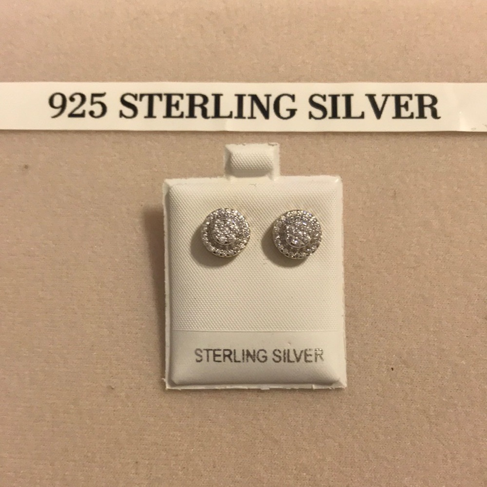 Sterling silver earring